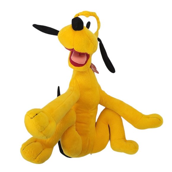 Disney Kohls Cares Pluto Plush Dog 14" Stuffed Animal Toy Yellow - Picture 4 of 8